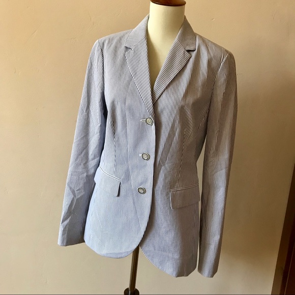 ❤️ SOLD ❤️ BROOKS BROTHERS SEERSUCKER BLAZER - Picture 2 of 8